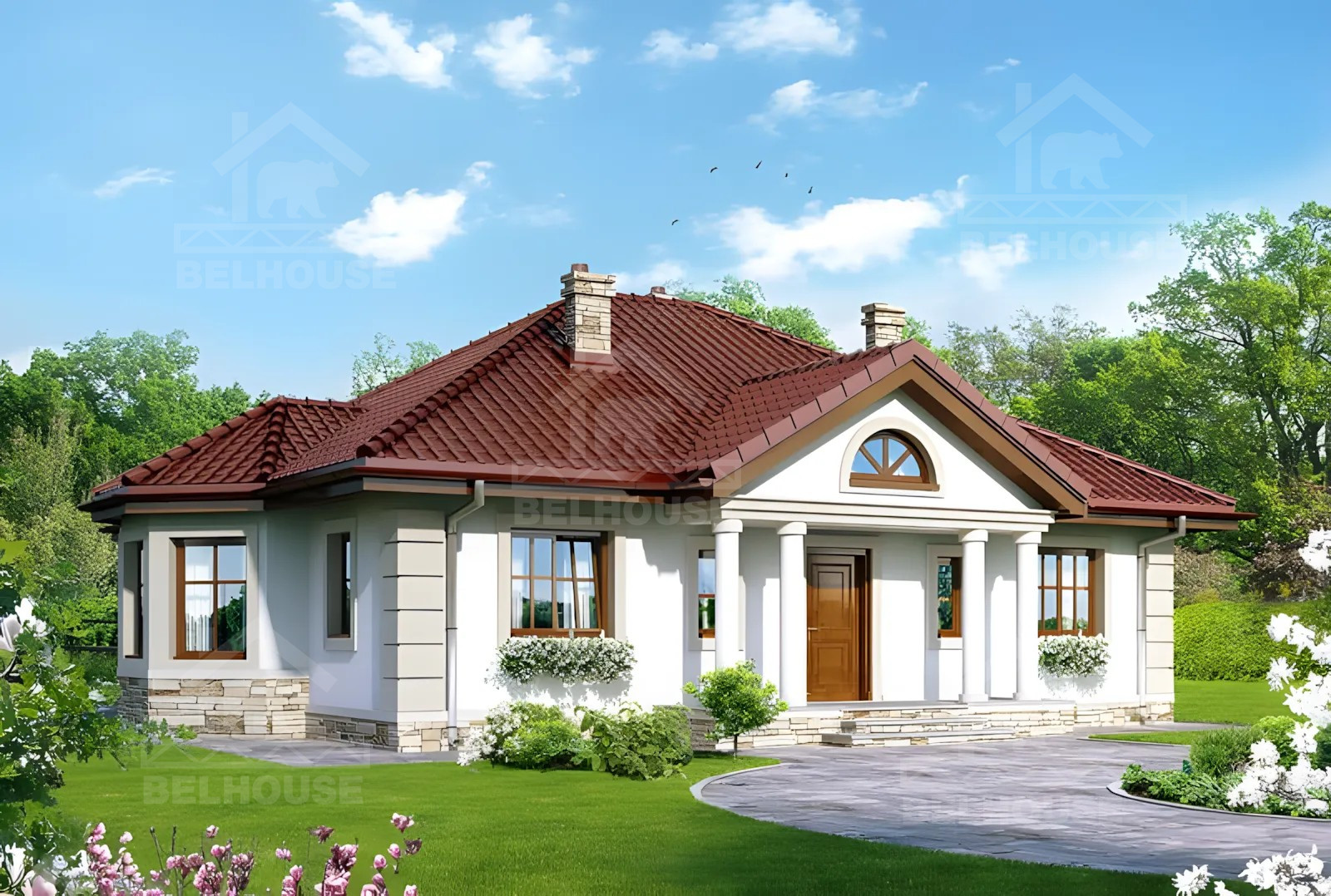 Каркасный дом, проект №235