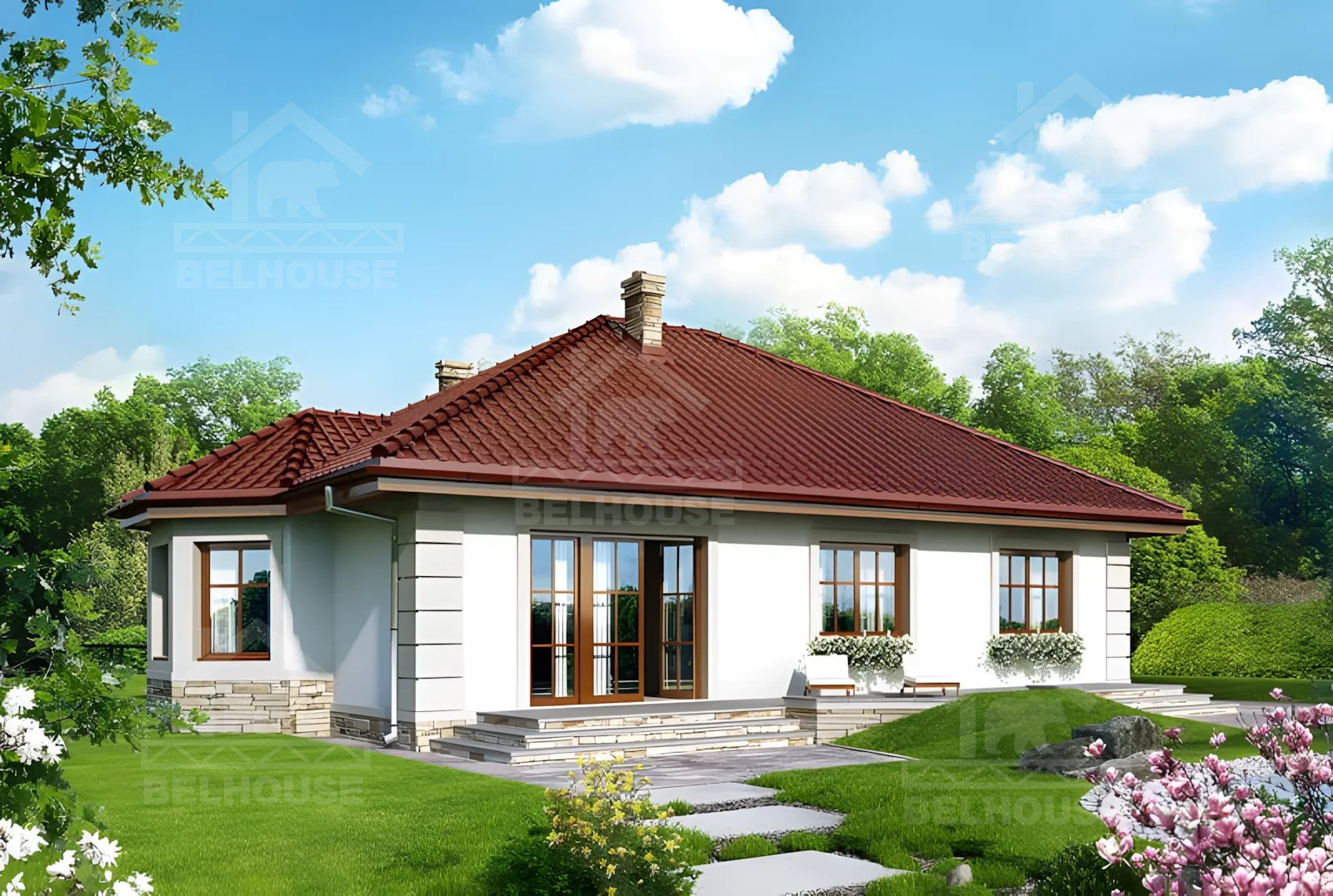 Каркасный дом, проект №235
