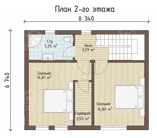 Построенный дом в деревне Какузево